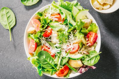 Salada mista simples e deliciosa