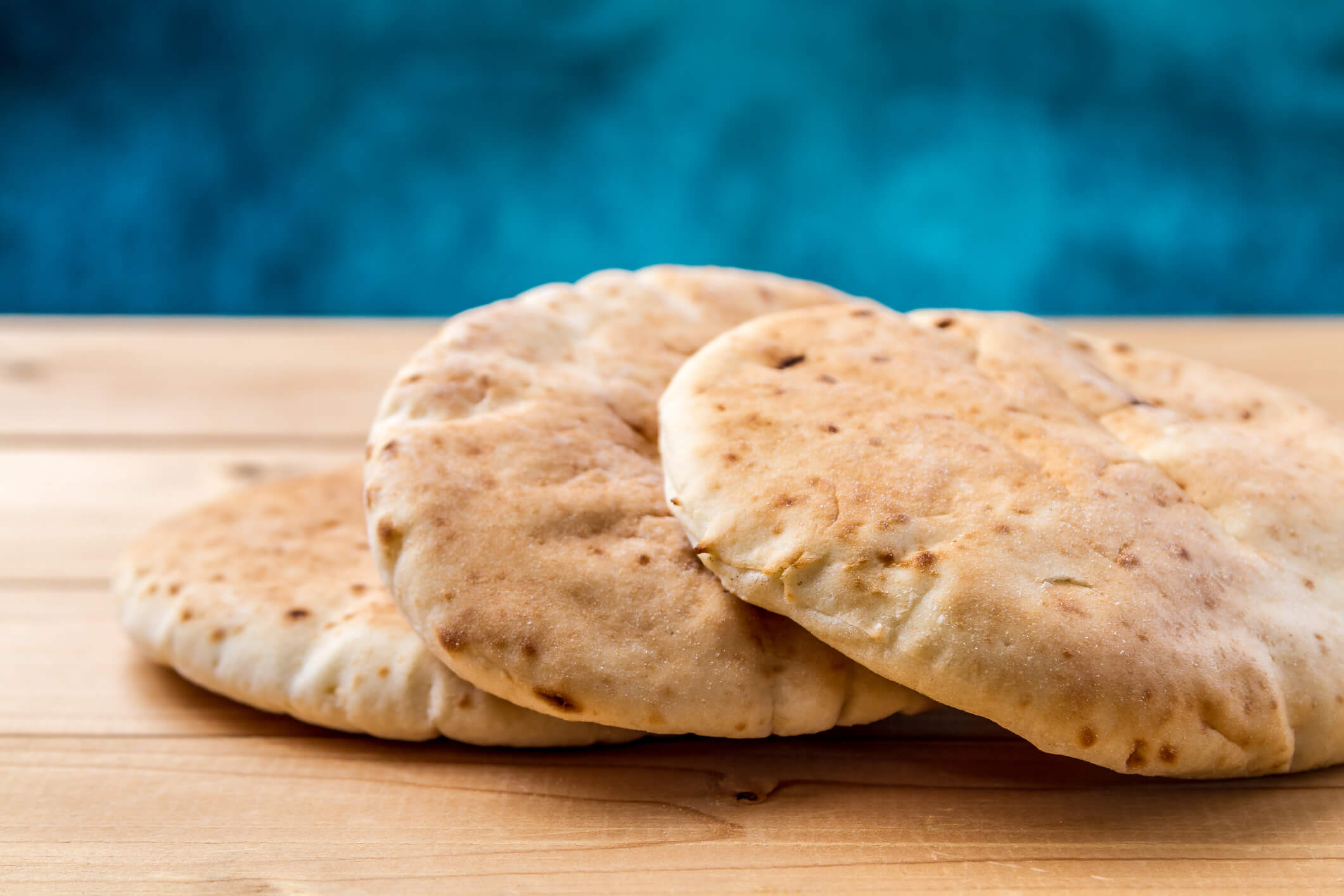 pão árabe de microondas