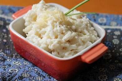 Prático e saboroso arroz cremoso
