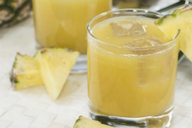 Receita simples de suco de maçã e abacaxi