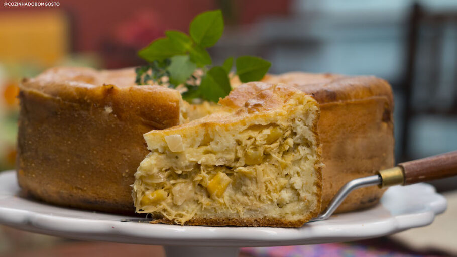 torta de frango cremosa